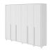 Guarda-Roupa Casal com Pés Imperatore 6 Portas 6 Gavetas Branco