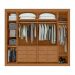 Guarda-Roupa Casal com Pés Imperatore 6 Portas 8 Gavetas Amêndoa Clean