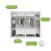 Guarda-Roupa Casal com Sapateiro Imperatore 6 Portas 6 Gavetas Branco