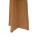 Mesa de Jantar Redonda com Tampo de Vidro Celebrare Amêndoa Clean e Off White 100 cm