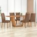 Mesa de Jantar Retangular com Tampo MDF Apogeu Amêndoa Clean 120 cm