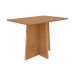 Mesa de Jantar Retangular com Tampo MDF Celebrare Amêndoa Clean 120 cm