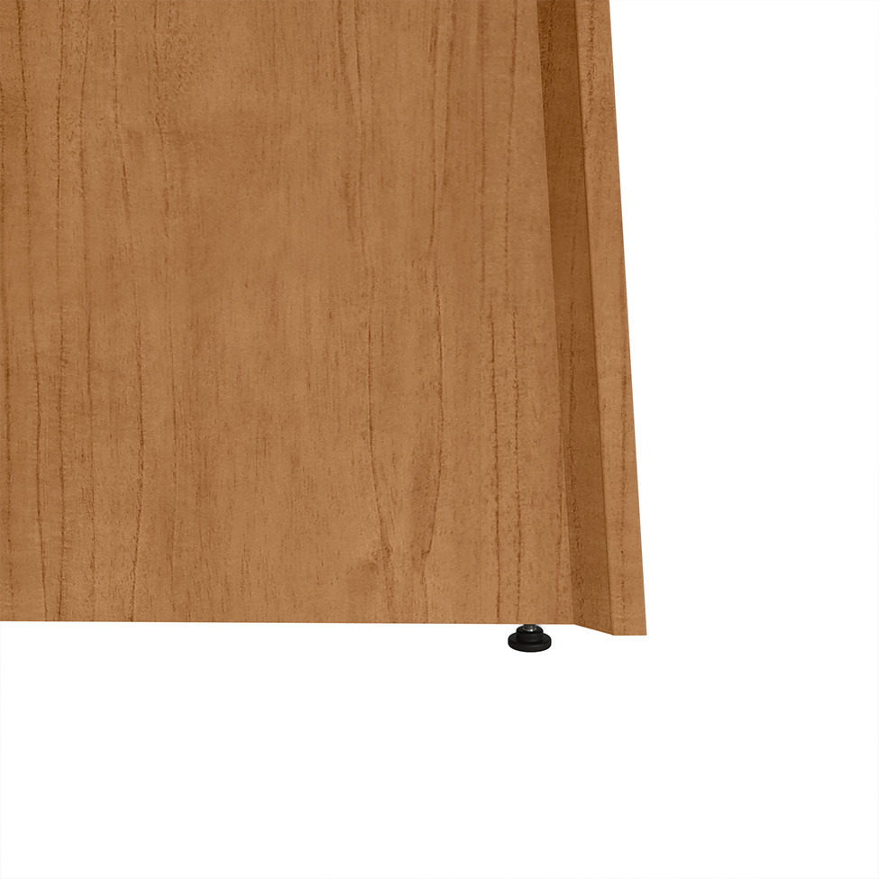 Mesa de Jantar Retangular com Tampo MDF Celebrare Amêndoa Clean e Off White 120 cm