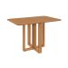 Mesa de Jantar Retangular com Tampo MDF Tessera Amêndoa Clean 120 cm