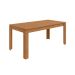 Mesa de Jantar Retangular com Tampo MDP Athenas Amêndoa Clean 180 cm