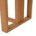 Mesa de Jantar Retangular com Tampo de Vidro Tessera Maxi Amêndoa Clean e Off White 170 cm