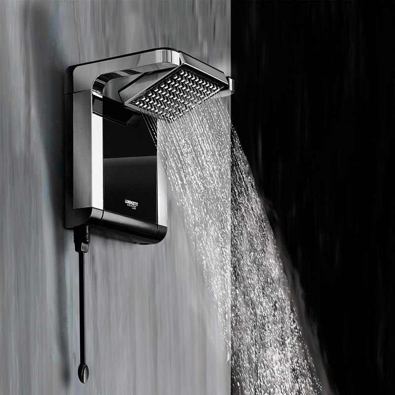 Chuveiro Lorenzetti Acqua Star Ultra Eletrônico Preto/Cromado 220V