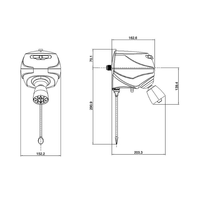 Chuveiro Lorenzetti Jet Control Eletrônico Branco 127V