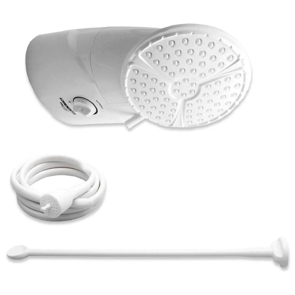 Ducha Top Jet 7500W Branca Eletrônica 220 V - Lorenzetti