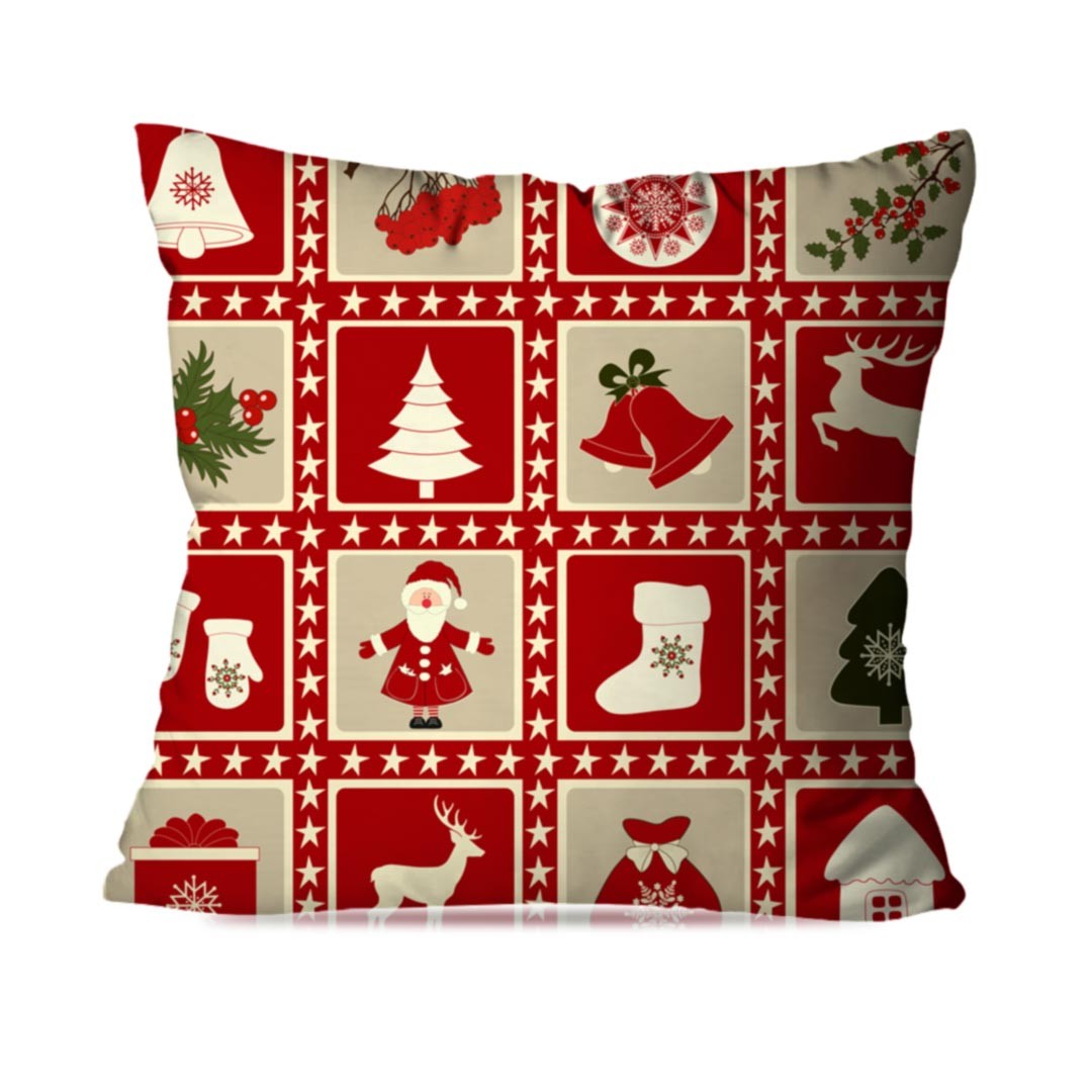 Almofada Avulsa Decorativa Lembranças de Natal