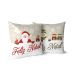 Kit 2 Capas para Almofadas Decorativas Feliz Natal