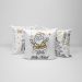 Kit 3 Capas para Almofadas Decorativas Feliz Natal