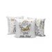 Kit 3 Capas para Almofadas Decorativas Feliz Natal