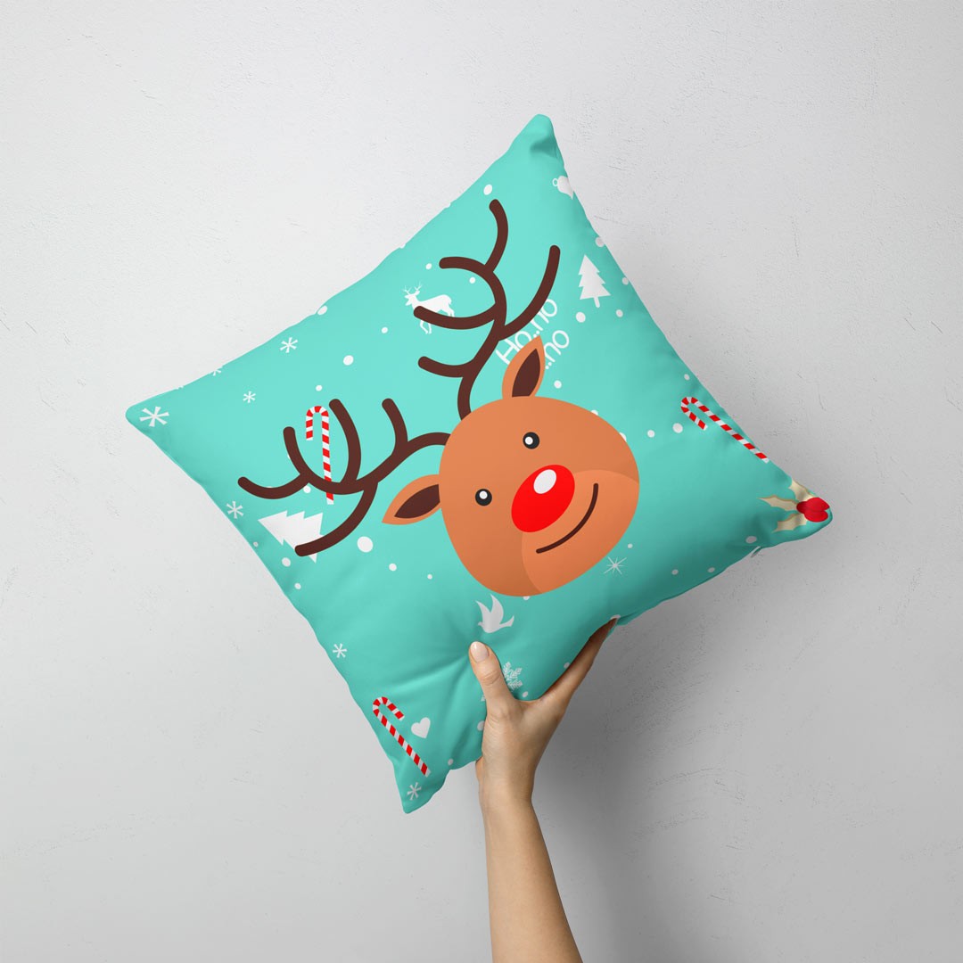 Kit 4 Almofadas Decorativas Marry Christmas Ho Ho Ho