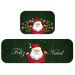 Kit Tapete de Natal para Cozinha 2 peças Feliz Natal