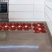 Kit Tapete de Natal para Cozinha 2 peças Lembranças Natalinas