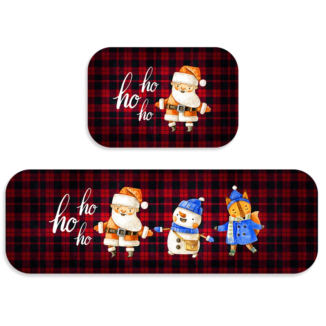 Kit Tapete de Natal para Cozinha 2 peças Natal Exclusive