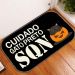 Tapete Decorativo Cuidado Gato Preto Único