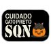 Tapete Decorativo Cuidado Gato Preto Único