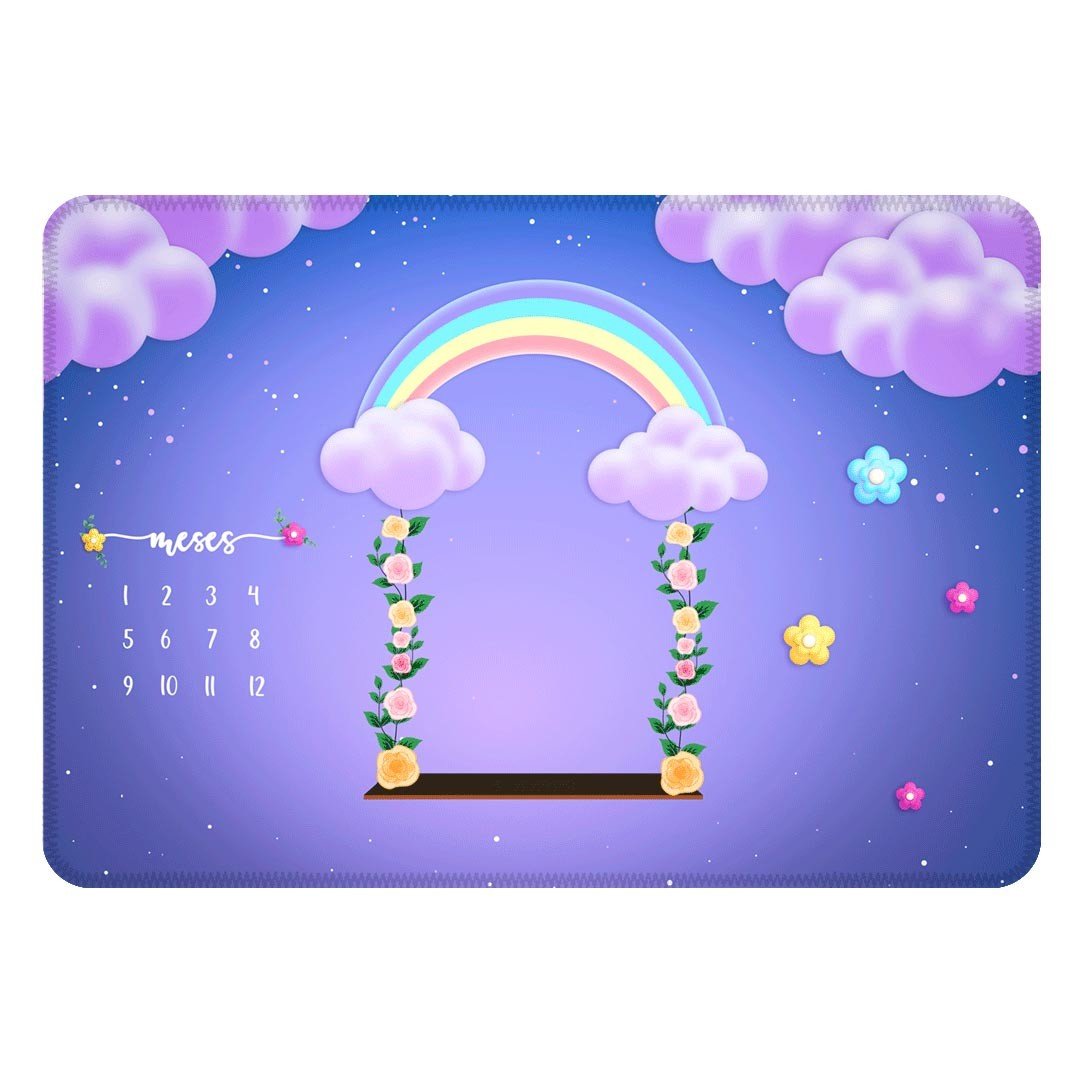 Tapete Mesversário Rainbow Único