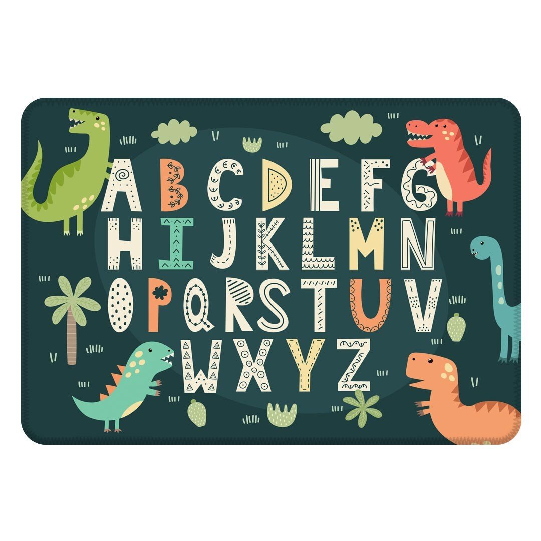 Tapete de Atividades Alfabeto com Dinossauros Único