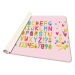 Tapete de Atividades Infantil Alfabeto com Corações Único 90x125