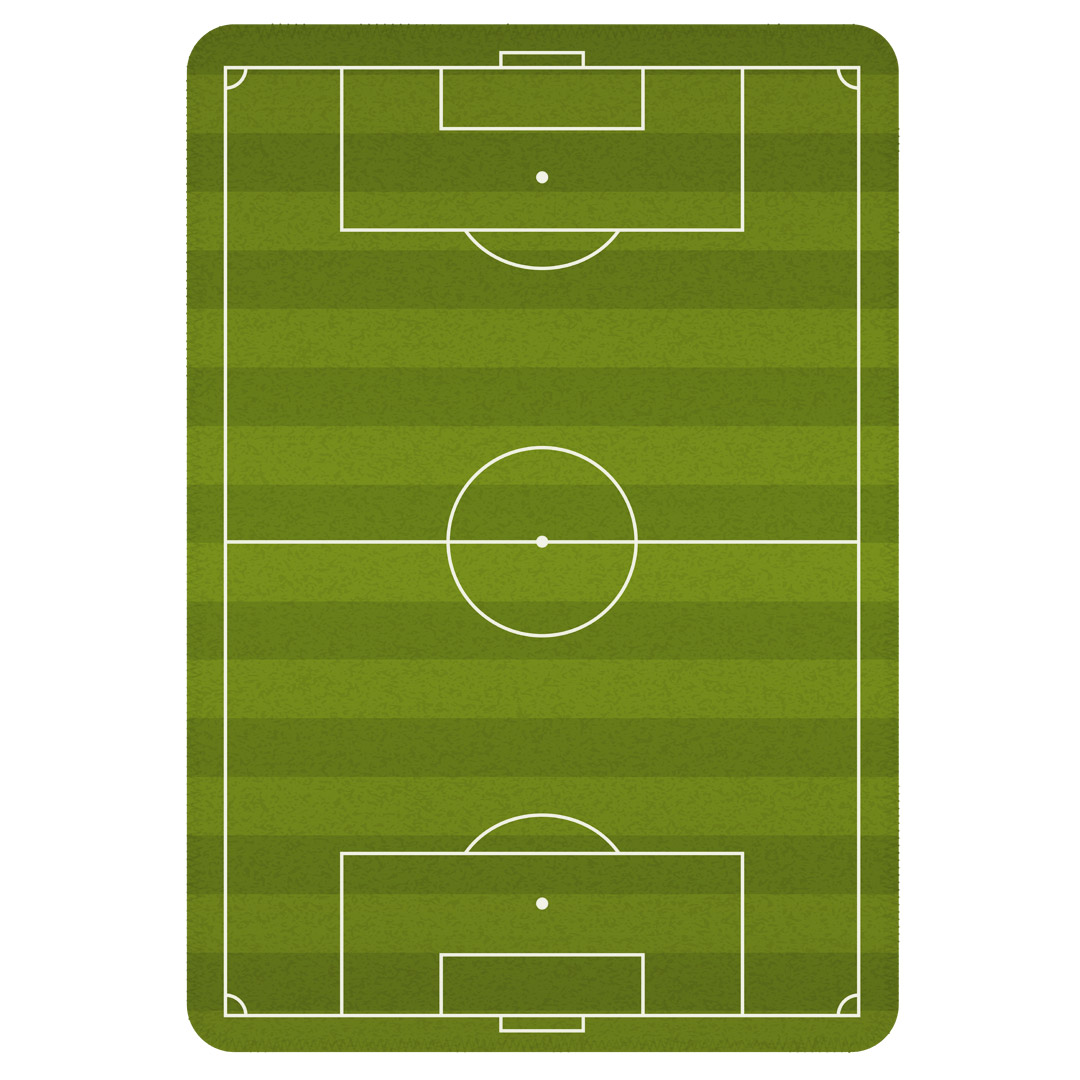 Tapete de Atividades Infantil Campo de Futebol Único 90x125