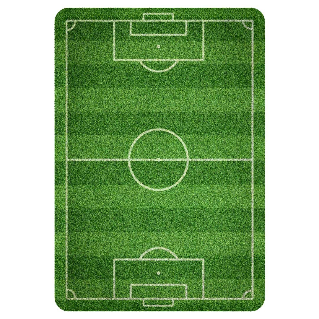 Tapete de Atividades Infantil Campo de Futebol Único 90x125