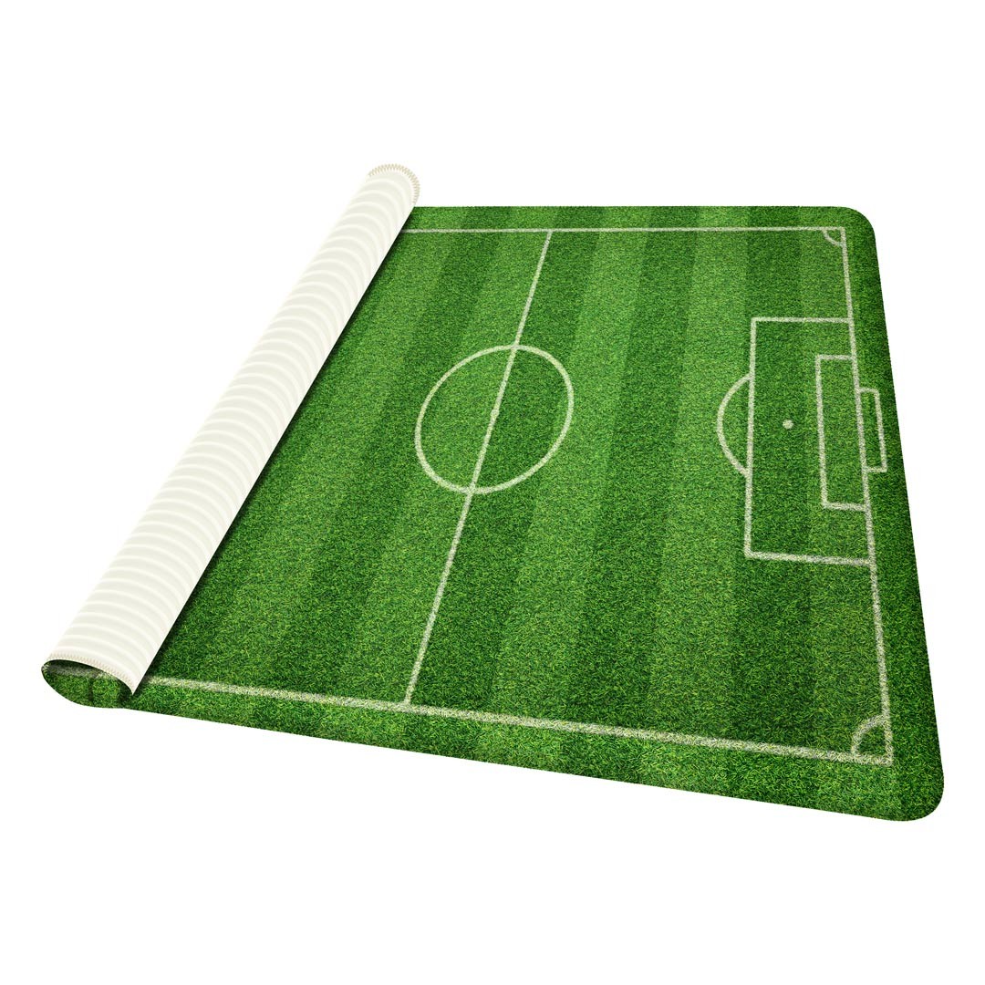 Tapete de Atividades Infantil Campo de Futebol Único 90x125