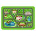 Tapete de Atividades Infantil Cidade Único 90x125