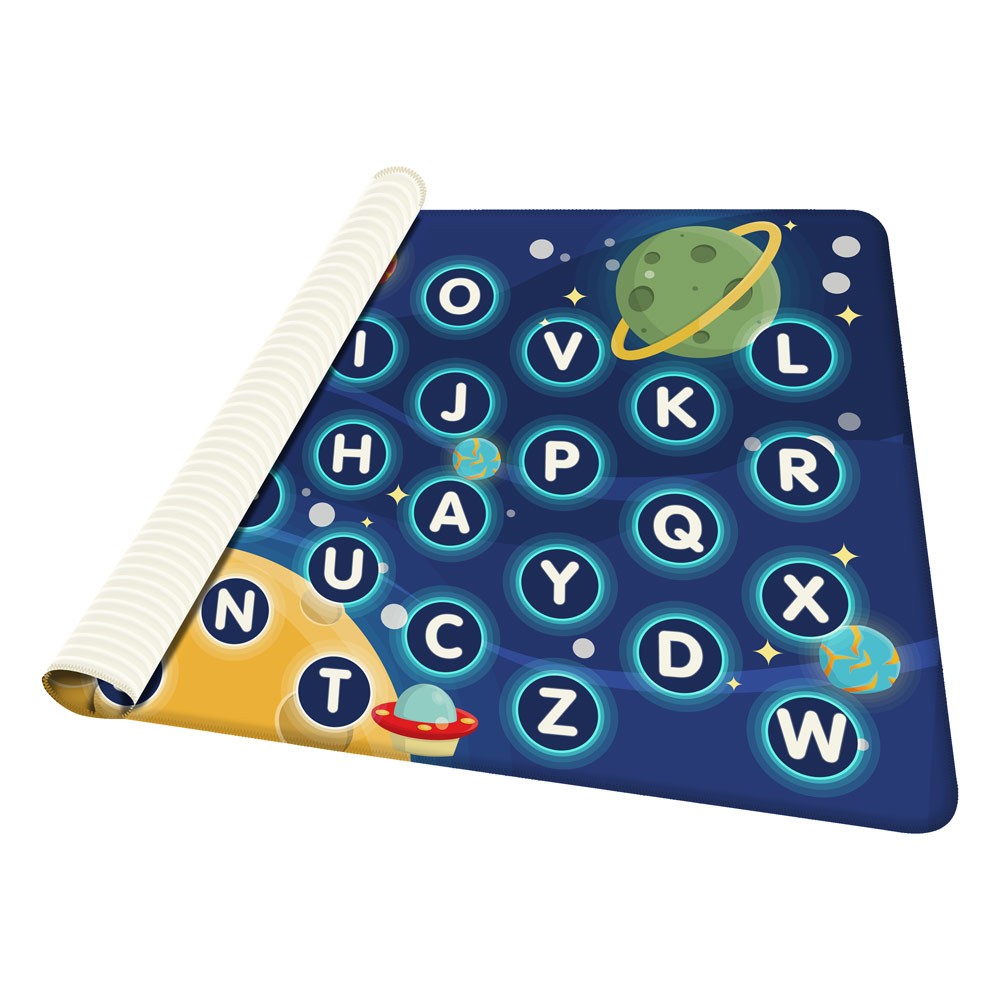 Tapete de Atividades Infantil Letras no Espaço Único 90x125