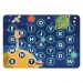 Tapete de Atividades Infantil Letras no Espaço Único 90x125