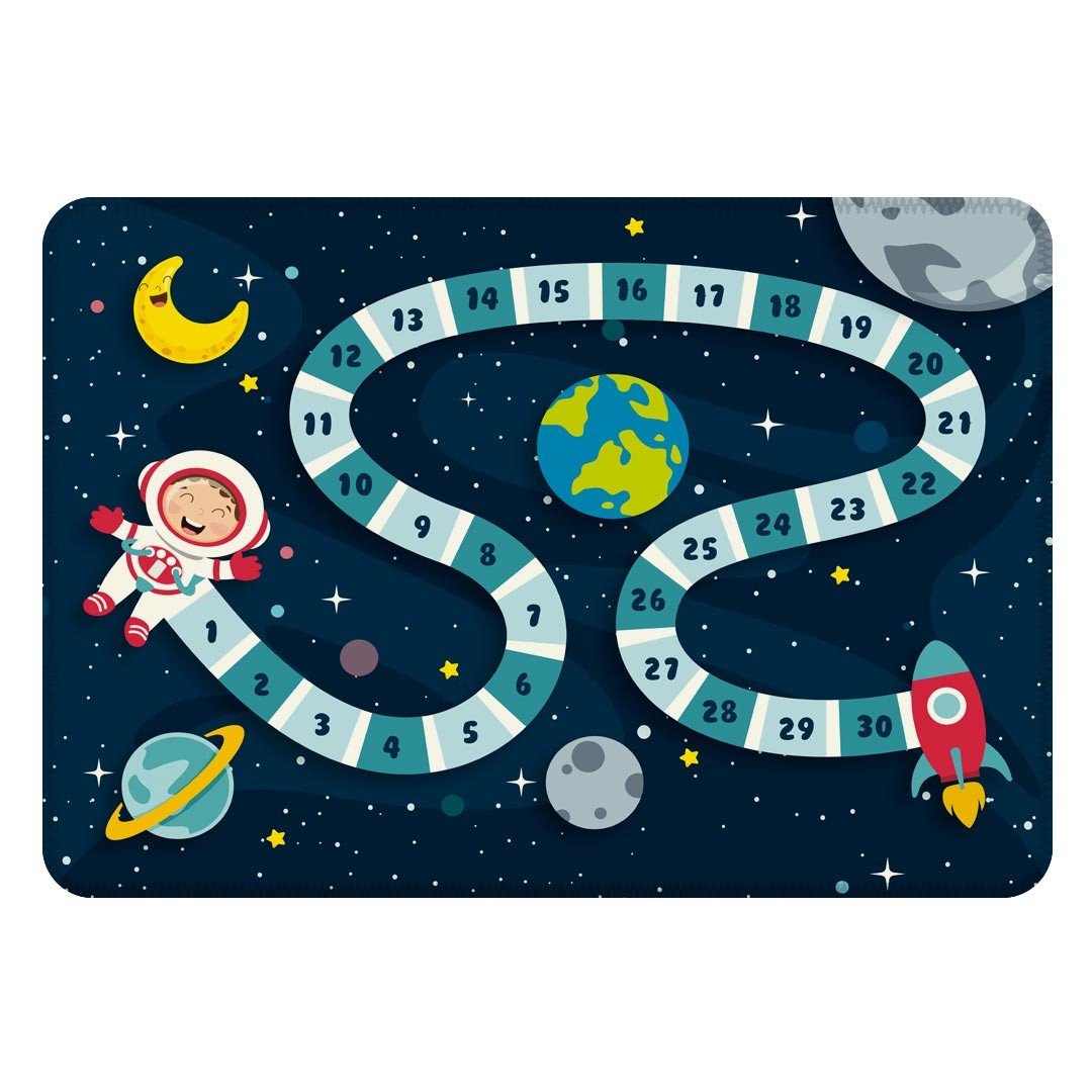 Tapete de Atividades Tabuleiro Espacial Único