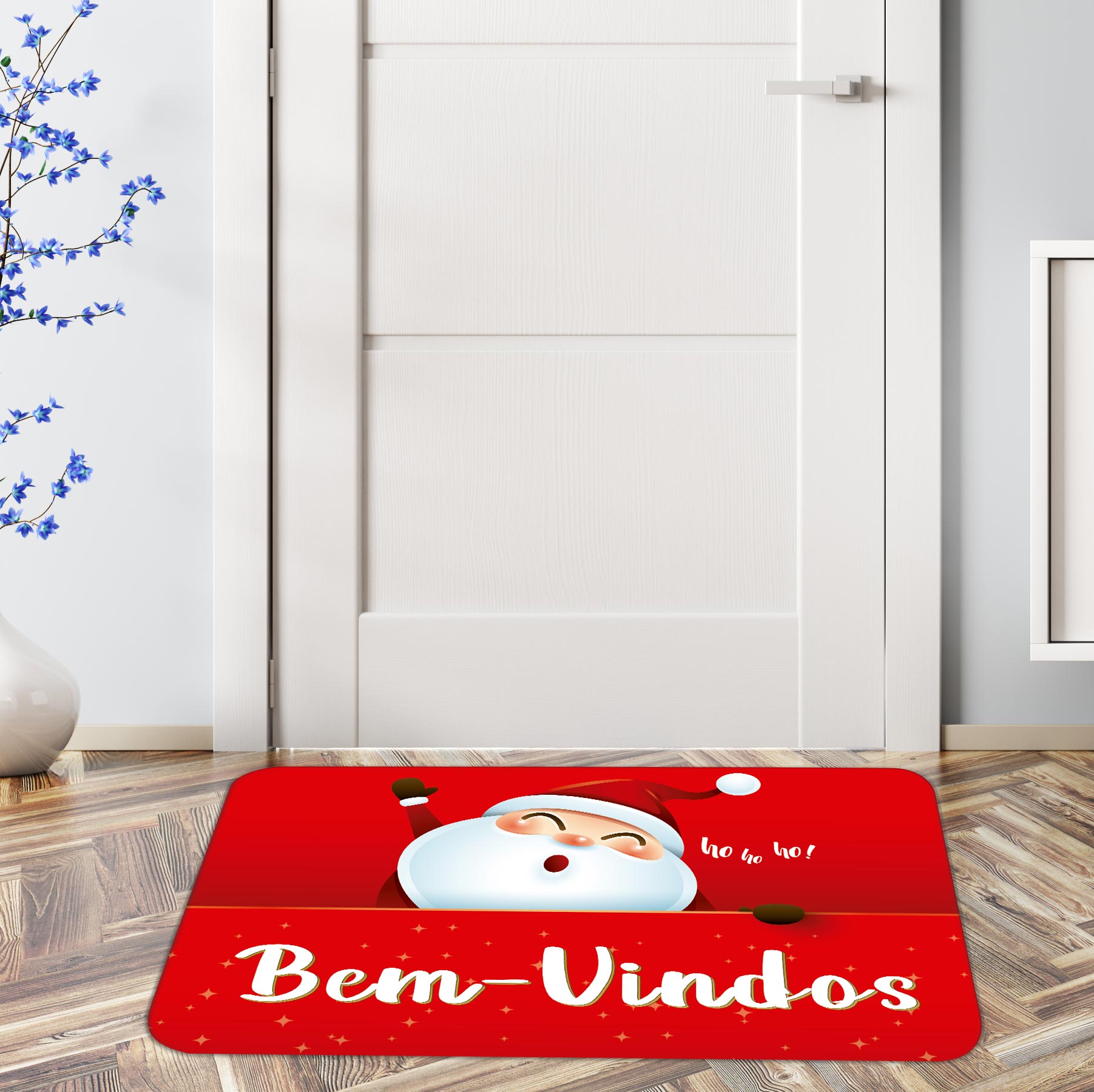 Tapete de Natal para Porta Bem Vindos