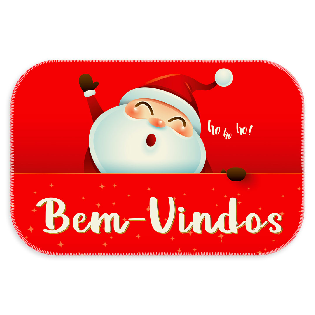 Tapete de Natal para Porta Bem Vindos