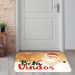 Tapete de Natal para Porta Bem Vindos Amarelo