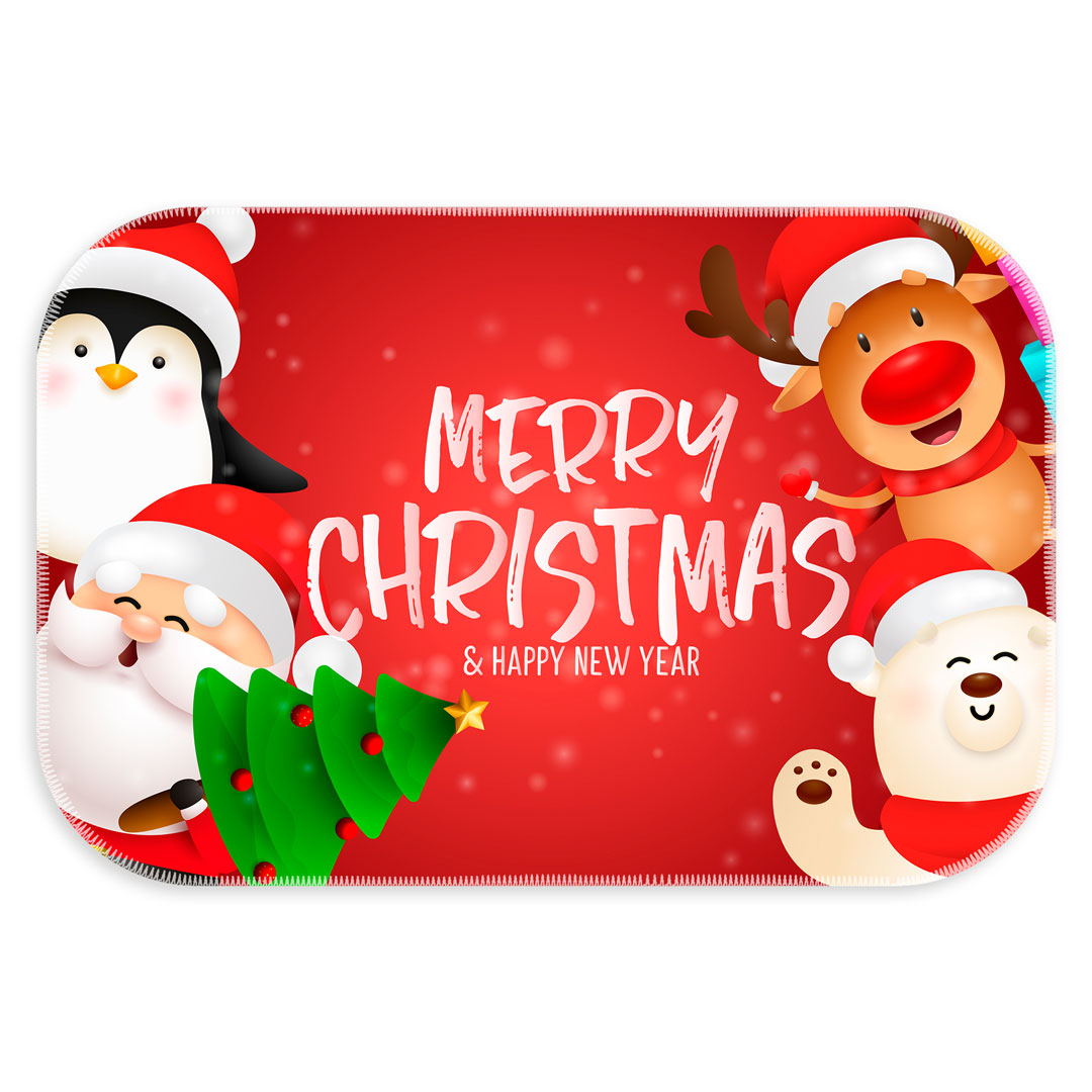 Tapete de Natal para Porta Christmas