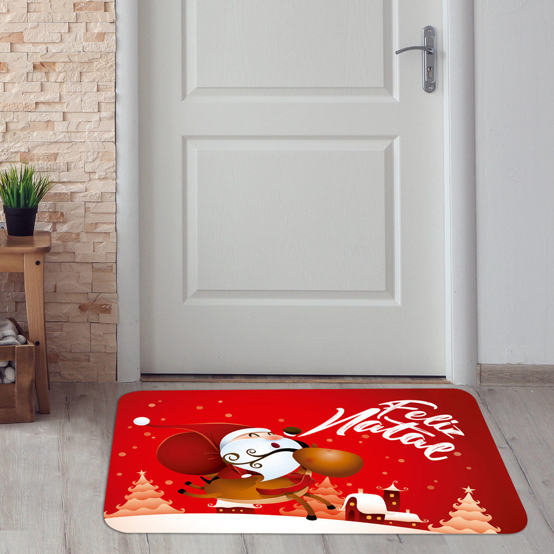 Tapete de Natal para Porta Feliz Natal