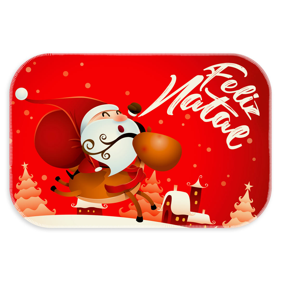 Tapete de Natal para Porta Feliz Natal