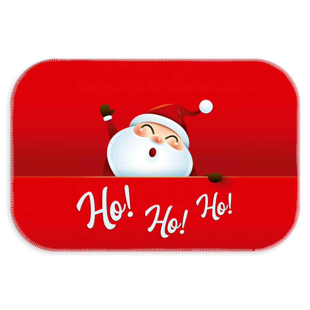 Tapete de Natal para Porta Ho Ho Ho