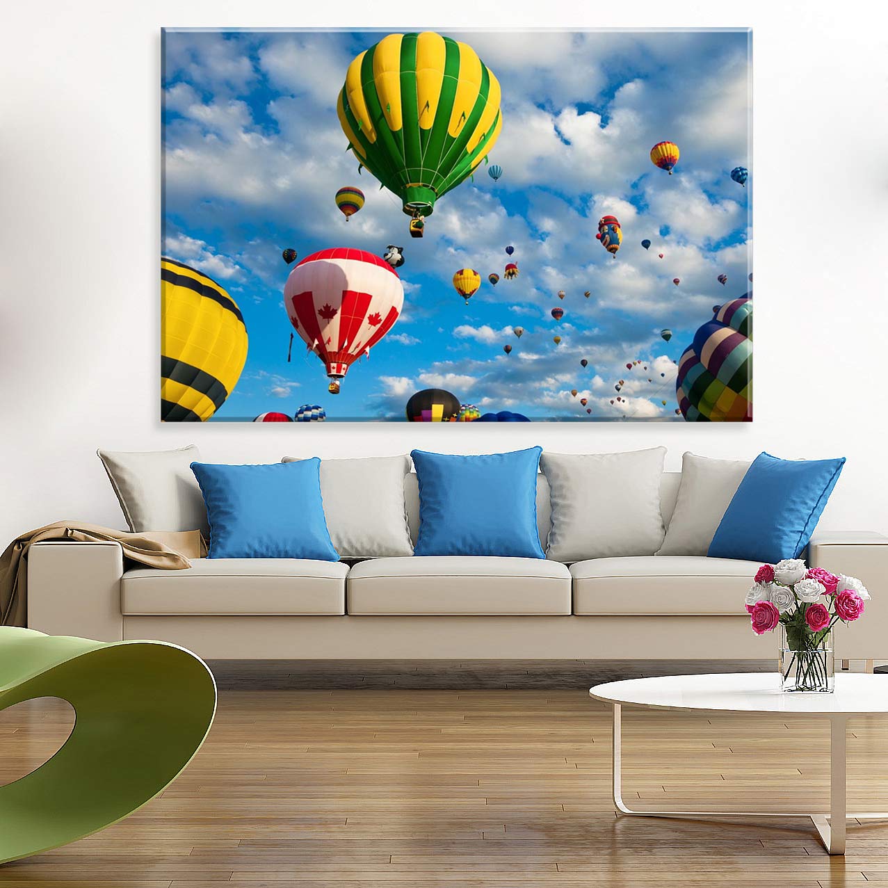 Tela Decorativa em Canvas Ballon Ride