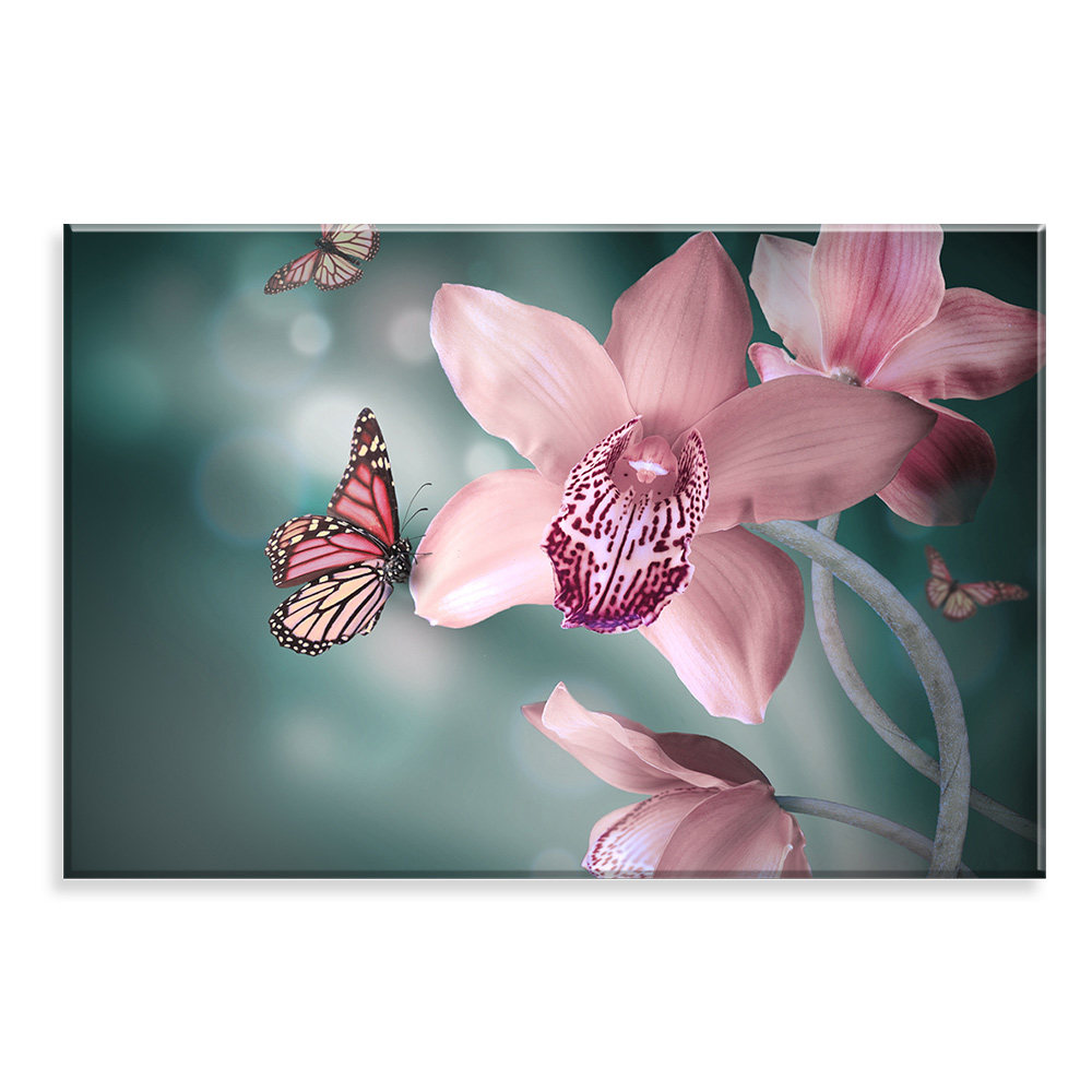 Tela Decorativa em Canvas Flor Purple