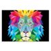 Tela Decorativa em Canvas Leao Pop