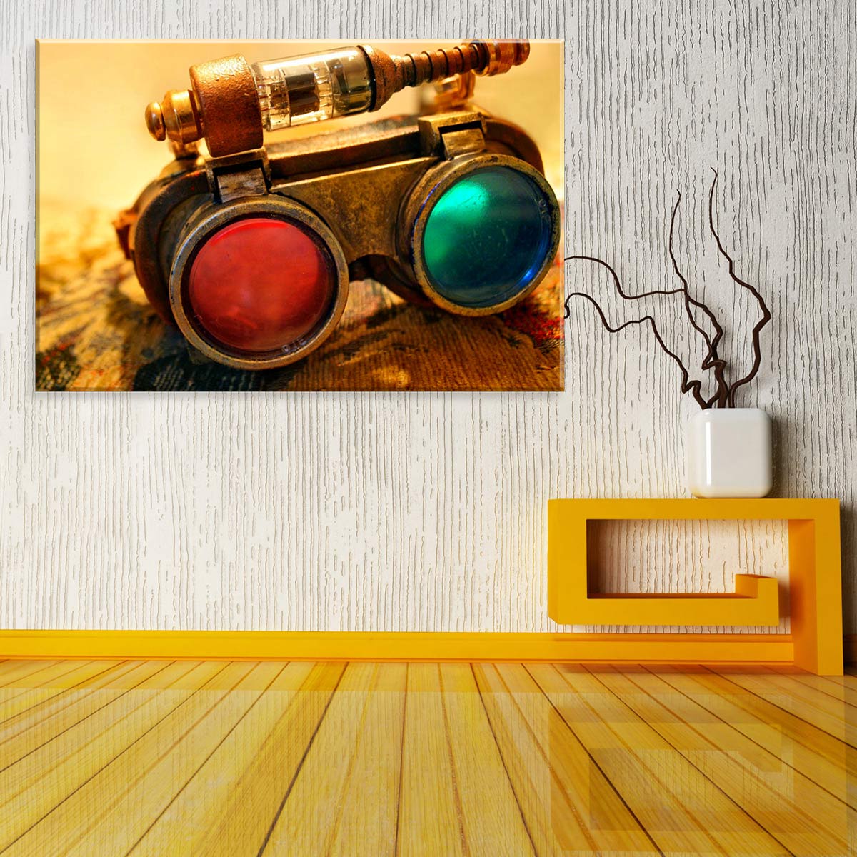 Tela Decorativa em Canvas Lentes Color