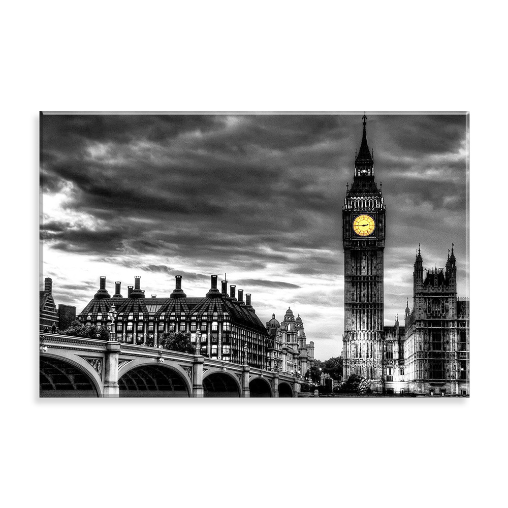 Tela Decorativa em Canvas London Dark