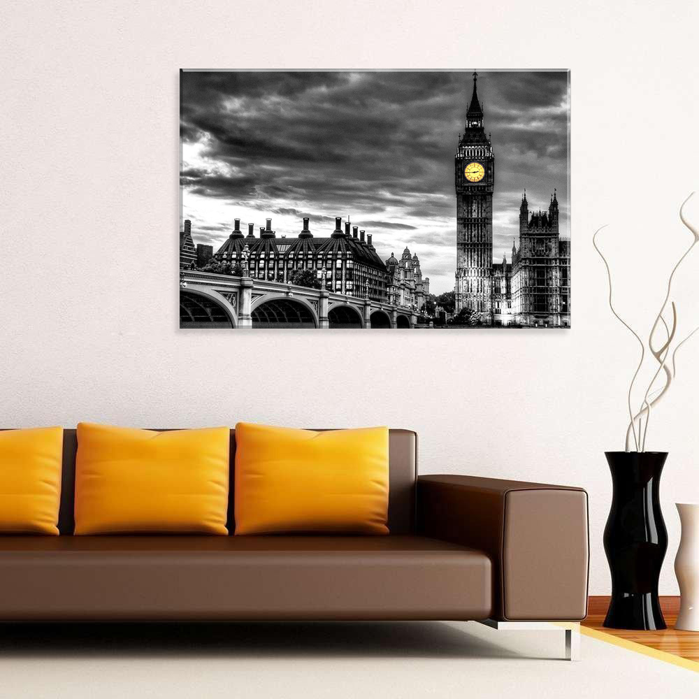 Tela Decorativa em Canvas London Dark