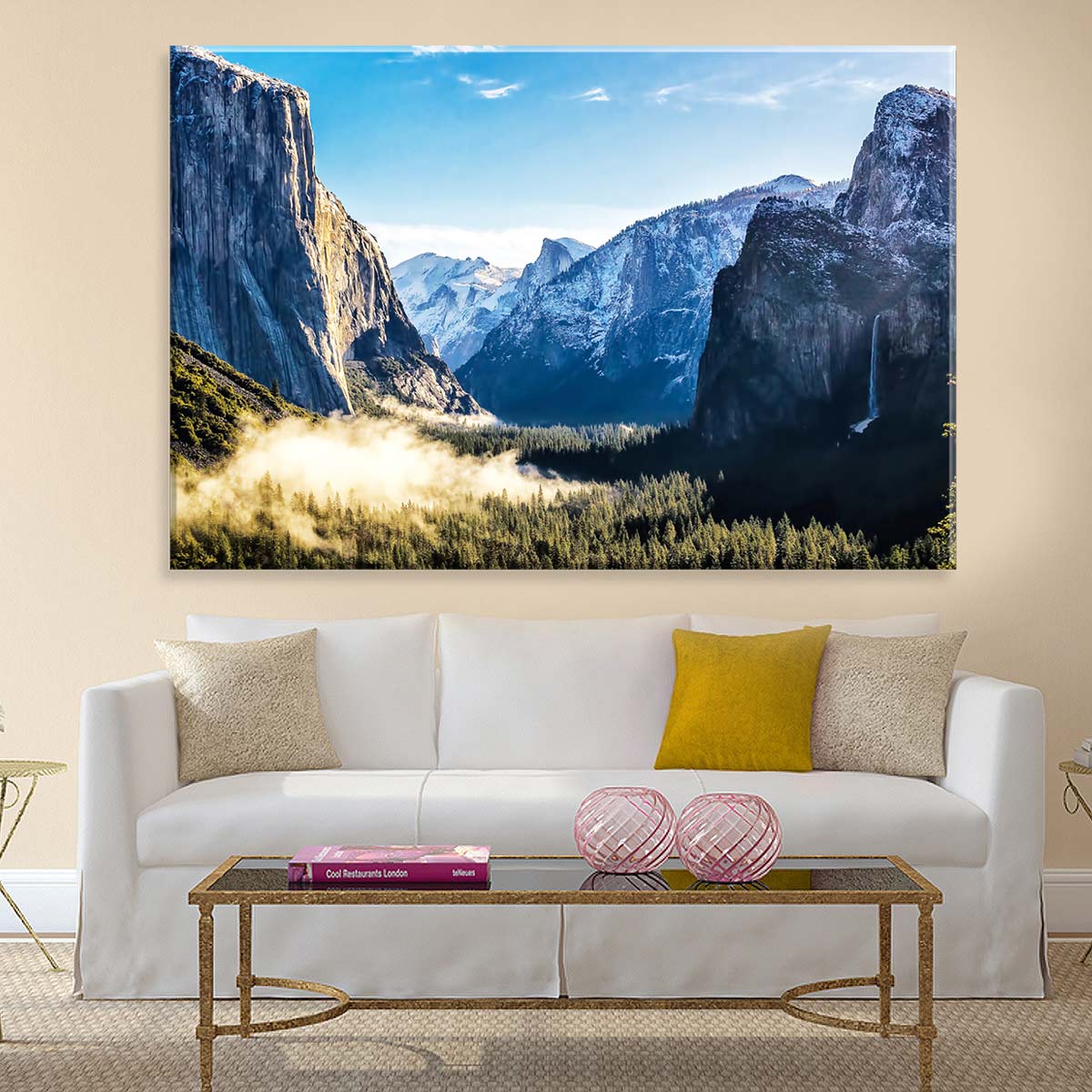 Tela Decorativa em Canvas Montanhas