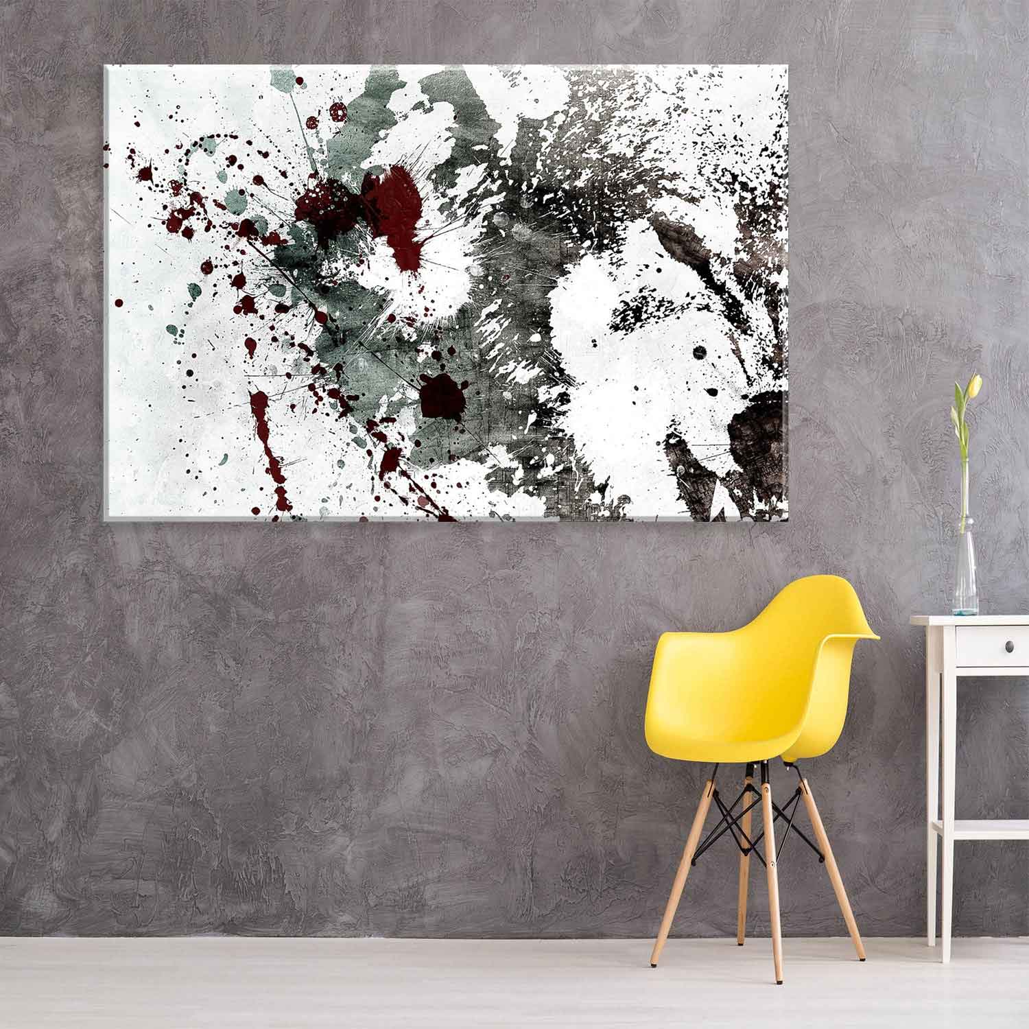 Tela Decorativa em Canvas Off White