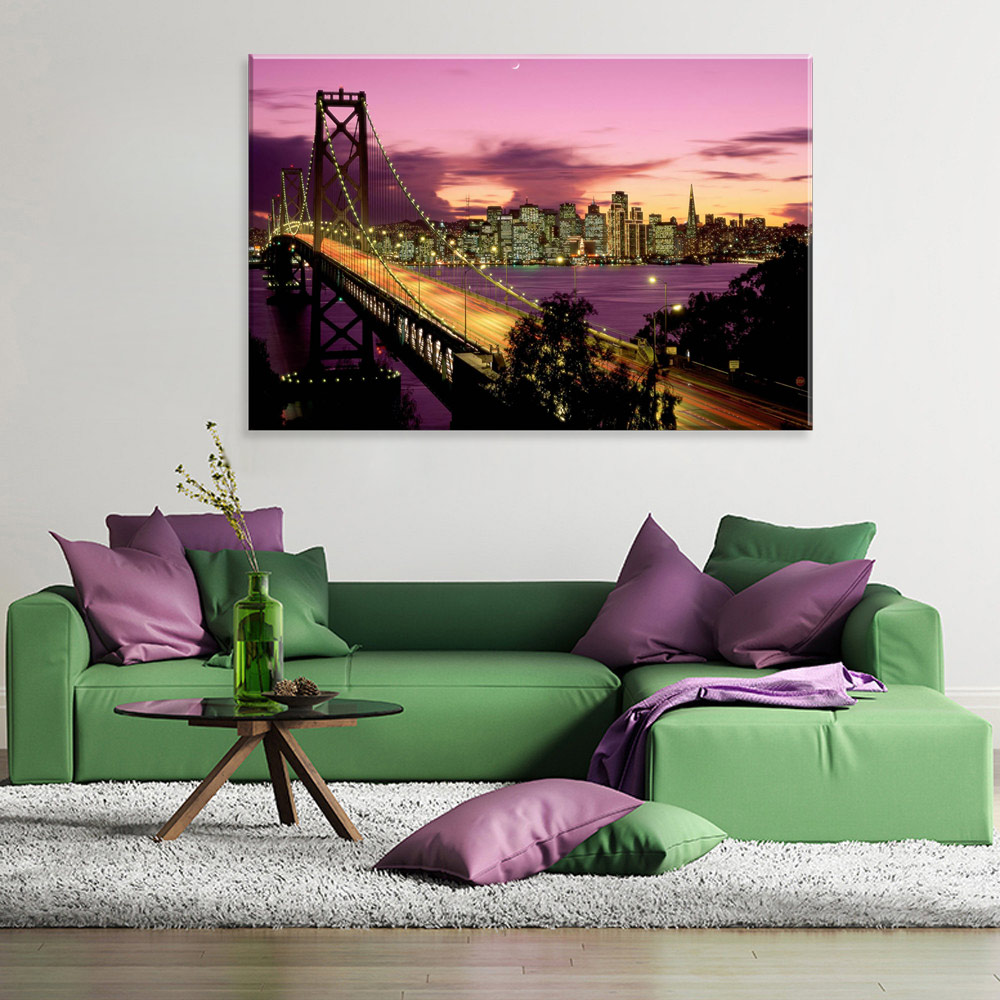 Tela Decorativa em Canvas Ponte São Francisco