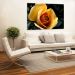 Tela Decorativa em Canvas Rosa Amarela